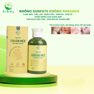 Thuần Mộc Sữa Tắm Thảo Dược 300ml - Dưỡng Ẩm, Làm Sạch Da, Chăm Sóc Da Body