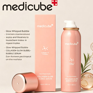 Tinh chất medicube 100ml/Collagen Glow Bubble serum căng bóng da dưỡng ẩm sáng da