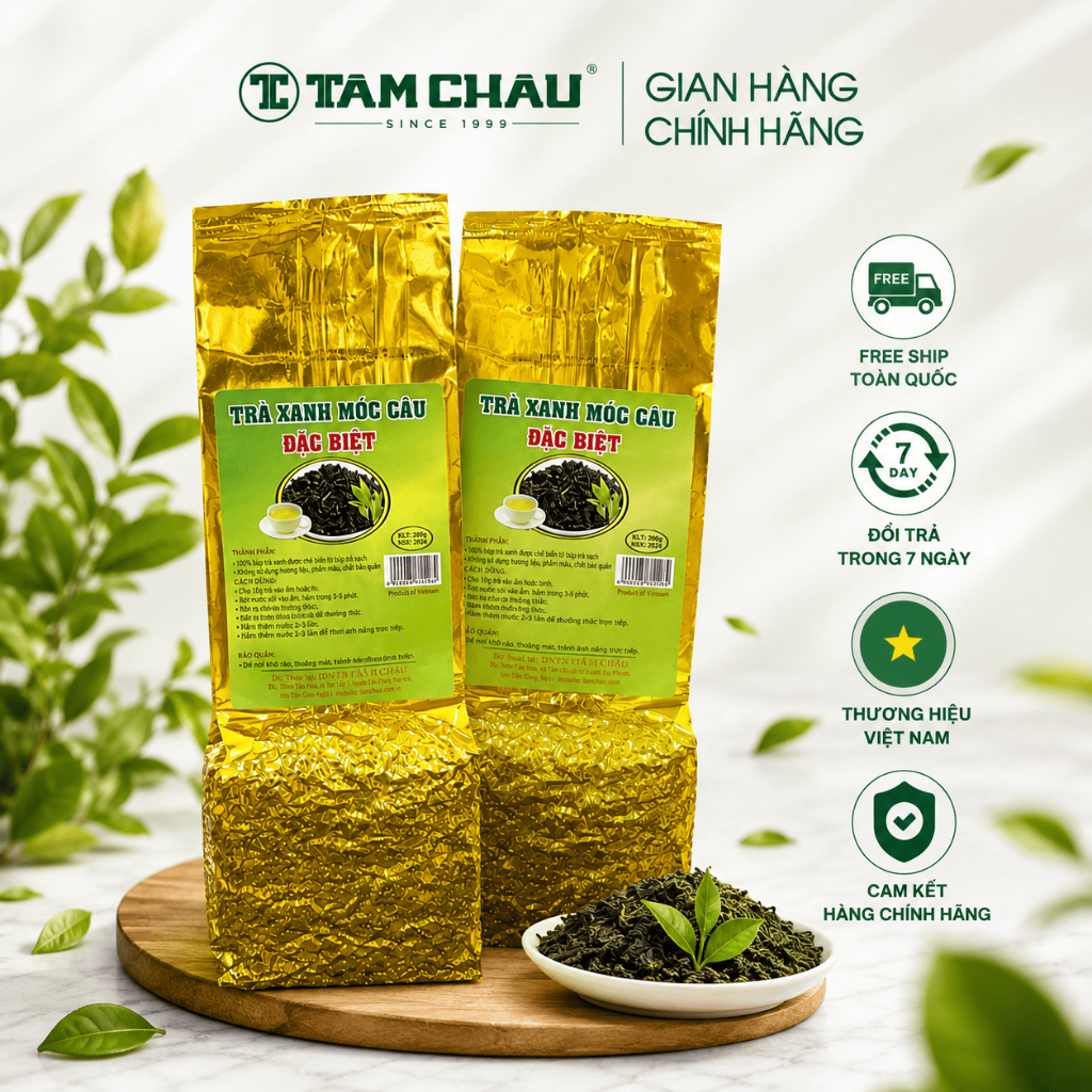 [TÂM CHÂU] Trà Xanh Móc Câu Đặc Biệt 250G