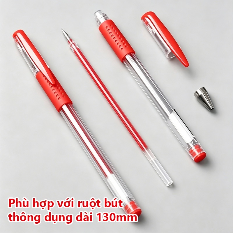 Bút Gel Chấm Bài Mực Đỏ 0.5mm Bút Mực Gel Viết Êm Tay Không Lem Không Nhòe Cho Văn Phòng