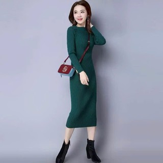 Đầm Len Dài Ôm Eo Tôn Dáng Thời Trang VH44