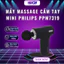 Máy Massage Cầm Tay Mini PHILIPS PPM7319 - Nhỏ Gọn - Nhiều Đầu Massage - Bảo Hành 24 Tháng