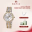 Đồng Hồ Nữ MOTIC 568 Mặt Tròn Viền Đá Sang Trọng Cuốn Hút