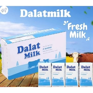 Thùng 48 hộp ID - 180ML sữa tươi tiệt trùng Dalatmilk 180ml ít đường