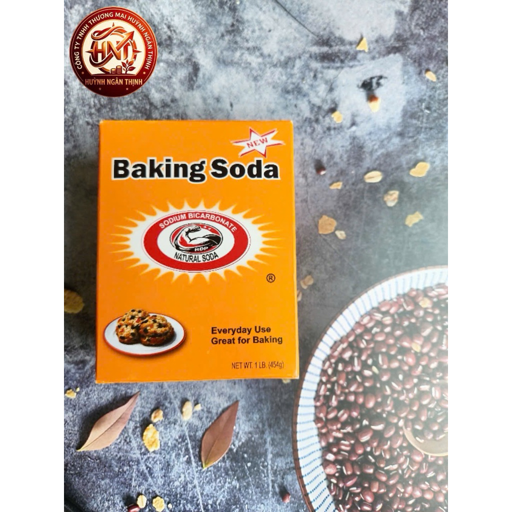 Bột đa dụng Baking soda 454gr dùng làm bánh, tẩy rửa, khử mùi, nguyên liệu chính hãng, nhập khẩu Mỹ