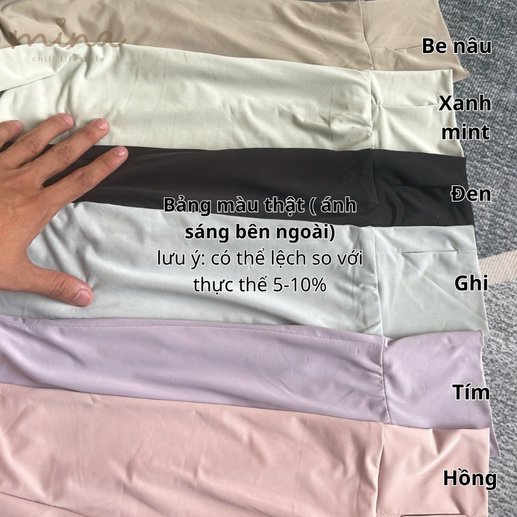 Áo chống nắng 2 lớp nữ dáng cánh dơi vải thun lạnh MINA thiết kế có mũ có túi khóa hàng QUẢNG CHÂU