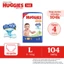 Tã/bỉm Quần HUGGIES SKINCARE gói lẻ size M106/L104/XL88/XXL80 tinh chất tràm trà, thoáng mát cho da