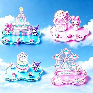 Sticker 3D nổi dễ thương hoạ tiết đẹp mắt xếp chồng trang trí sổ tay điện thoại cho bé nhiều mẫu