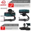 Quạt Sàn Tích Điện Bossun M21B-Q12I 12 Inch, Động Cơ Không Chổi Than, Dùng Pin Và Điện Quay Đảo 360°