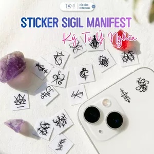 Sticker Sigil, Hình Dán Họa Tiết Ý Nghĩa, Truyền Cảm Hứng Và Động Lực Mỗi Ngày