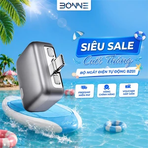 Bộ Ngắt Sạc Tự Động BZ01 BONNE TECH 140W - Bộ Chuyển Ngắt Sạc Bảo Vệ Pin Tương Thích Mọi Thiết Bị
