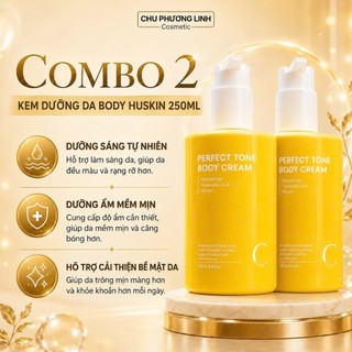 Combo 2 Kem Dưỡng Trắng Body Chuskin MP1474 - Dưỡng Ẩm, Làm Mềm Da, Nâng Tone Body Nhanh Chóng