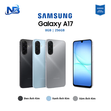 (Kích T8) Điện thoại Samsung Galaxy A17 LTE 8/256GB (Nguyên Seal) - Hàng Chính Hãng Samsung Việt Nam