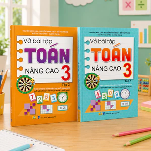 Sách - Combo 2 Cuốn Vở Bài Tập Toán Nâng Cao 3 - Biên soạn theo chương trình GDPT mới - ndbooks