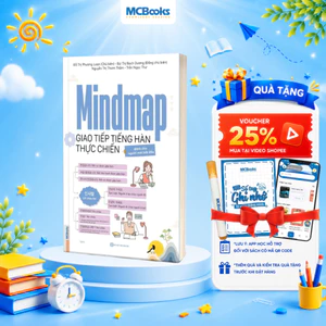Sách - Mindmap Giao Tiếp Tiếng Hàn Thực Chiến Cho Người Mới Bắt Đầu