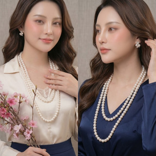 [ DAISYN ] N678 dây chuyền áo dài, vòng cổ áo ngũ thân, dây chuyền áo tấc 150cm ngọc trai nhân tạo sang trọng