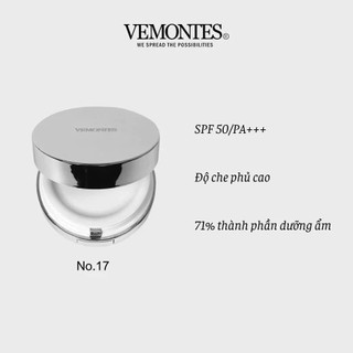 Cushion Vemontes Glow Pot SPF 50+ PA+++ Lâu Trôi Phấn Nước Căng Bóng Da Vemontes16g - Skinora Beauty