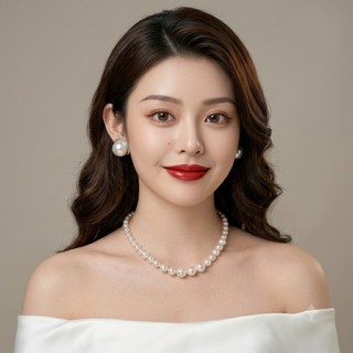 [N712] Vòng Cổ Ngọc Trai Nhân Tạo, Dây Chuyền Ngọc Trai Nhân Tạo Phong Cách Thanh Lịch Cho Nam Nữ - DAISYN