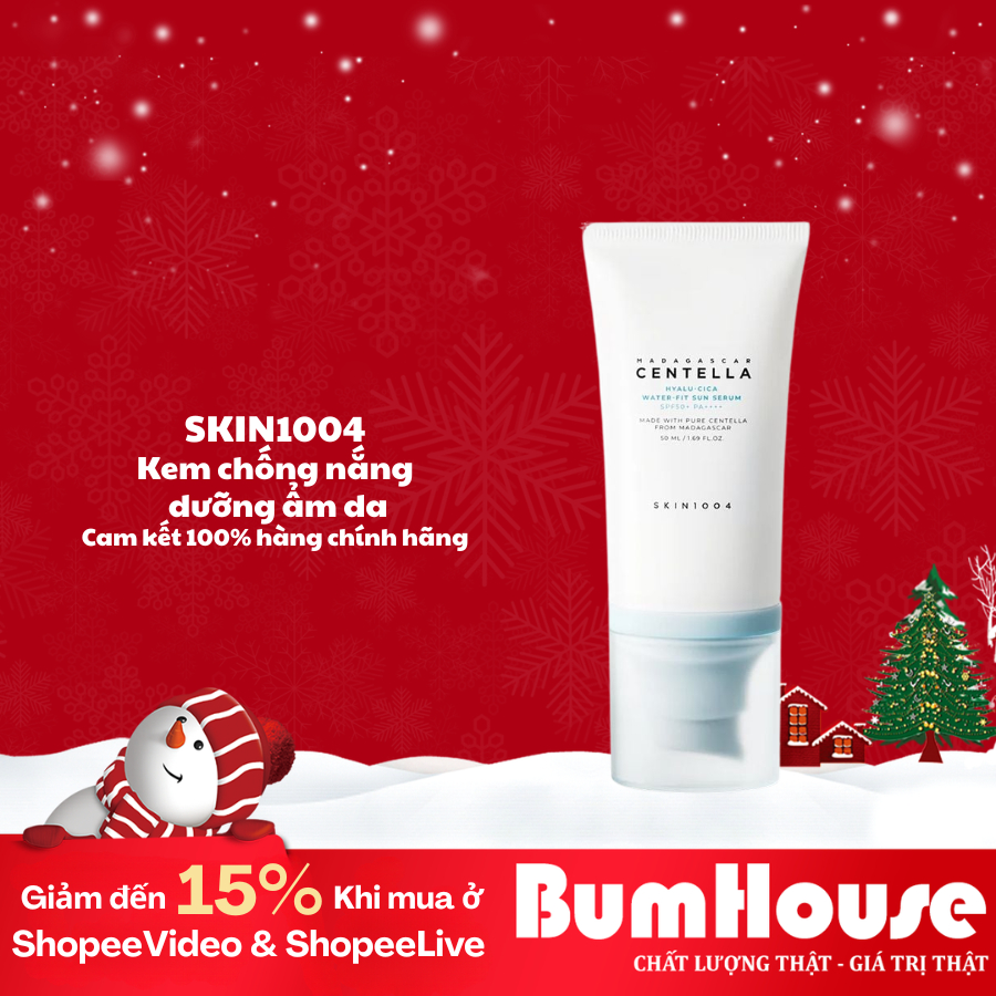 Kem Chống Nắng SKIN1004 Madagascar Centella Hyalu-cica Water-fit Sun Serum SPF50+ PA++++ 50ml