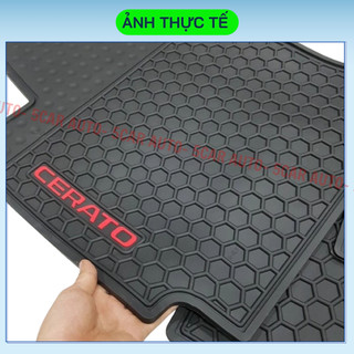 Thảm Lót Sàn Cao Su KIA Cerato / K3 2014 - Nay, Cao su đúc Không Mùi , Vừa Khít Form Xe- Chống Nước, Dễ Dàng Lắp Đặt