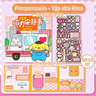 【Kuromi DIY Sách Yên Tĩnh】Cho Bé Trai Bé Gái, Xé Ra Là Dán, Rèn Kiên Nhẫn, Quà Sinh Nhật