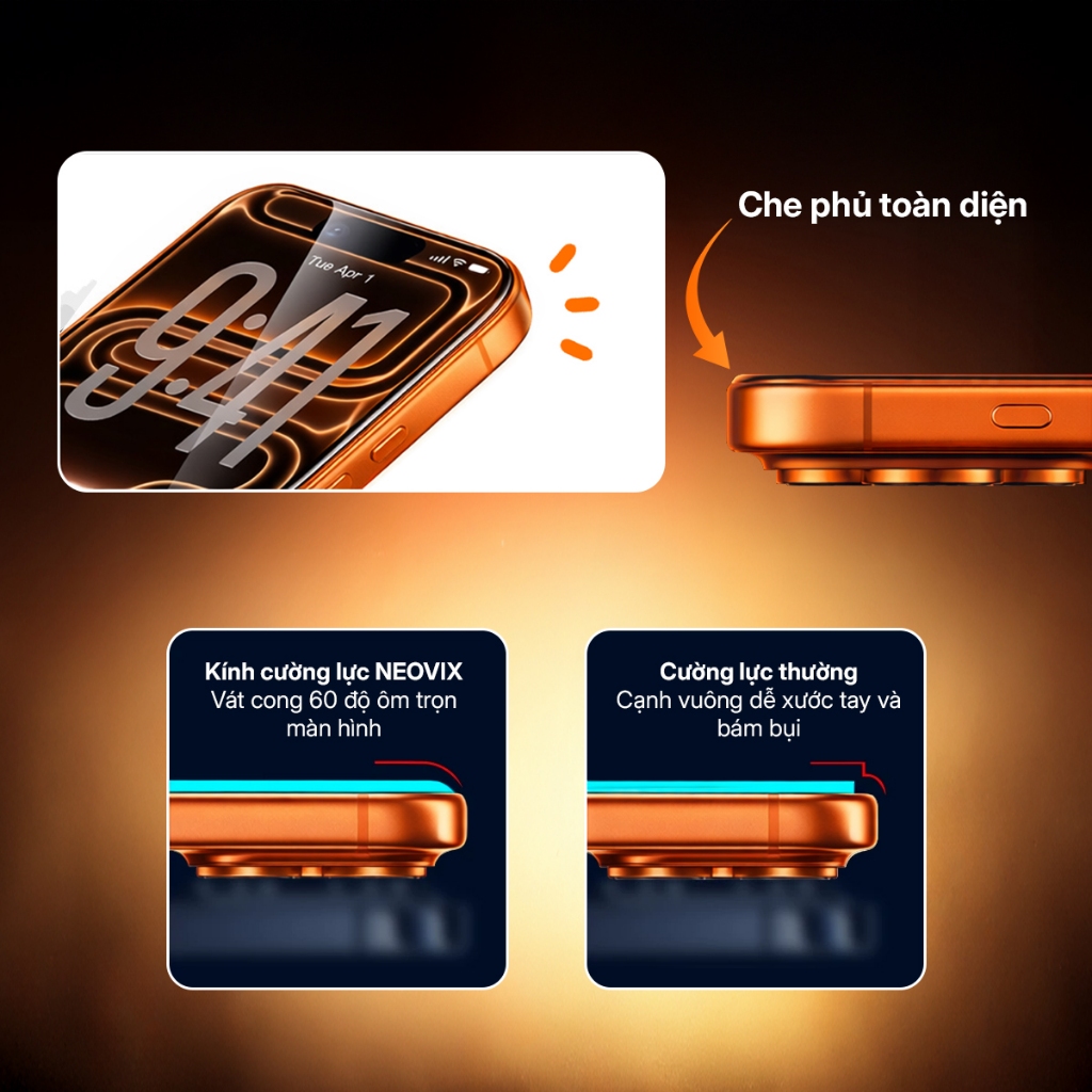 【3D TRÀN VIỀN】Kính Cường Lực iPhone 17 16 Pro Max Viền Cong Full Viền Đen Mỏng Trong Suốt Che Loa Khung Tự Dán Không Bụi