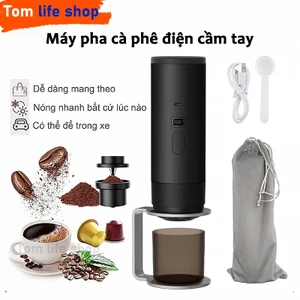 Máy pha cà phê espresso cầm tay không dây dùng điện cho ô tô và gia đình Máy pha cà phê dạng viên nang 3 trong 1 Máy pha