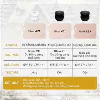 Cushion Căng Bóng Renoderm Phấn Nước Renoderm DayLong BB Cream Gold  Cream Silver SPF50+ PA+++ 15g - Skinora Beauty