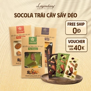 Socola Thanh Nhân Trái Cây Sấy Dẻo | Đồ ăn vặt bánh kẹo ngon, quà tặng | Legendary Thanh 27g