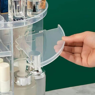 Hộp Đựng Đồ Mỹ Phẩm GREENSINDOOR Kệ trang điểm 4 Tầng Nhựa ABS Cao Cấp KỆ MỸ PHẨM 360 ĐỘ