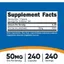 Nutricost Zinc Picolinate Capsules - 50mg - 240Viên - Viên uống hỗ trợ xây dựng cơ bắp, phục hồi nhanh hơn