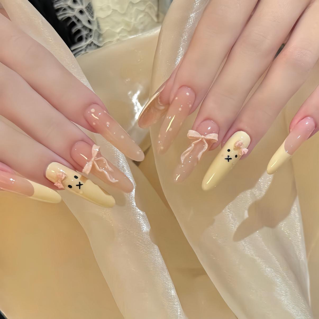 Set ROUni Sơn Gel Thạch Vàng Kem Cloudy Cream Yellow Sơn Gel Nail Màu Vàng Sữa Tôn Da Chuẩn Hàn Quốc
