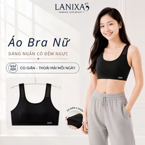 Áo bra nữ thể thao tập gym đệm mút mỏng chất cotton thấm hút mồ hôi mặt sau lưới thoáng mát A611
