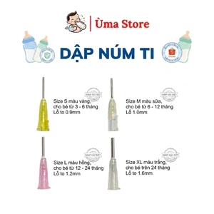 Dụng cụ đục lỗ núm ti / dập lỗ núm ty bình sữa các size S M L XL cho Moyuum Avent Hegen Green Finger