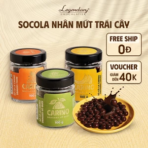 Socola Viên Nhân Mứt Trái Cây | Quà tặng người thân, Bánh kẹo ăn vặt văn phòng | Carino Legendary
