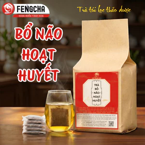 Trà bổ máu hoạt huyết Fengcha tốt cho người yếu ớt, mệt mỏi, thở hổn hển bịch 30 gói lọc