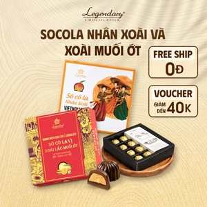 Socola Viên Nhân Xoài & Xoài Muối Ớt | Quà tặng người thân, bánh kẹo ăn vặt | Zoom Legendary