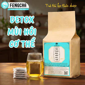 Trà detox thải độc mùi hôi cơ thể Fengcha cho người có nhiều mồ hôi, mồ hôi nặng mùi bịch 30 gói lọc