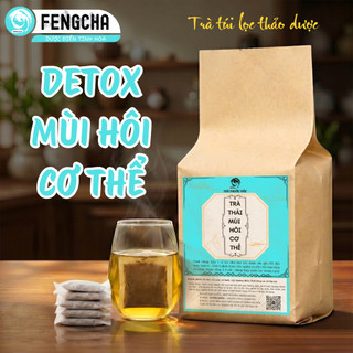 [Detox mùi hôi] Trà detox thải độc mùi hôi cơ thể Fengcha cho người có nhiều mồ hôi, mồ hôi nặng mùi bịch 30 gói lọc