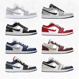 Giày JD1 Low Nam Nữ, Giày _Jordan Cổ Thấp Đủ Màu Cực HOT Dễ Phối Đồ Full Box Size 36-44(Tăng 1 Size)