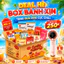 Set bánh tươi mix vị từ 24-36 chiếc karo: gà, phô mai, sữa, gấu, festa hoa cúc, yến mạch.