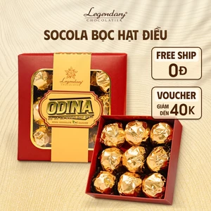 Socola Viên Nhân Hạt Điều | Đồ ăn vặt bánh kẹo ngon chất lượng, quà tặng ý nghĩa | Odina Legendary