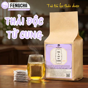 Trà tiêu u xơ tử, giảm u nang tử cung, hỗ trợ viiiêm nhiễm phụ khoa phụ nữ Fengcha bịch 30 gói lọc