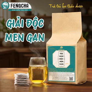 Trà hạ men gan Fengcha thải độc gan, hạn men gan, mỡ gan, ngừa xơ gan bịch 30 gói lọc