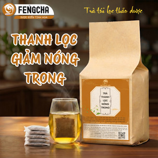 [Giải nóng trong] Trà thanh lọc cơ thể, giảm nóng trong Fengcha thanh nhiệt, thải độc gan , dạ dày, thận bịch 30 gói lọc