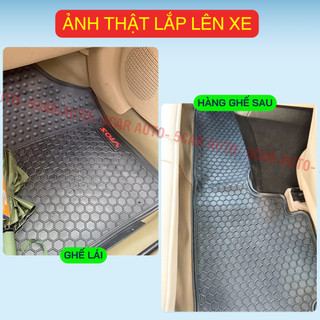 Thảm Lót Sàn Cao Su Xe TOYOTA VIOS 2014-2023-Cao su đúc Không Mùi , Vừa Khít Form Xe- Chống Nước, Dễ Dàng Lắp Đặt