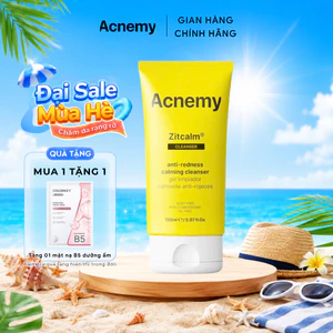 Gel Rửa Mặt Giảm Đỏ Và Làm Dịu Da Cho Da Mụn Acnemy Zitcalm Anti Redness Calming 150ml Cleanser