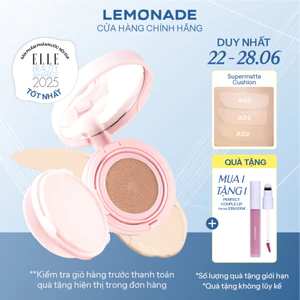 Phấn nước siêu kiềm dầu Lemonade Supermatte Cushion 15g