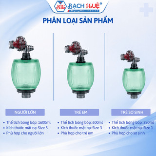 Ambu bóp bóng giúp thở Greetmed người lớn và trẻ em, sơ sinh - Hỗ trợ hô hấp khẩn cấp, an toàn & dễ dử dụng