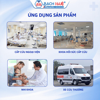 Ambu bóp bóng giúp thở Greetmed người lớn và trẻ em, sơ sinh - Hỗ trợ hô hấp khẩn cấp, an toàn & dễ dử dụng